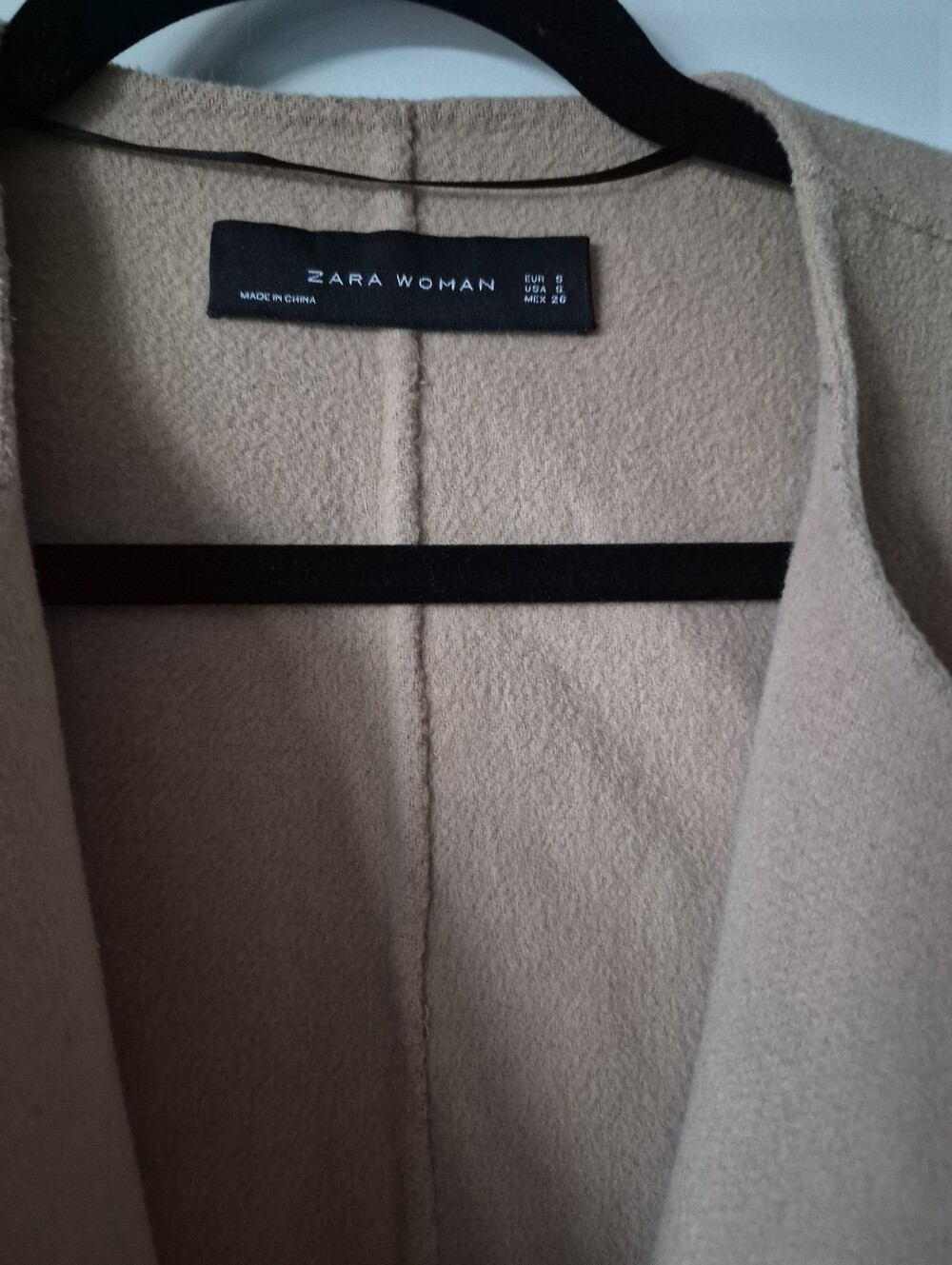 Zara Woman Camel Duster Vest - Hand Made Label - Small - Pre-owned - Picture 2 of 10